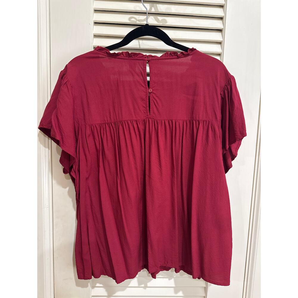 Old Navy Deep Red/Wine Blouse.
Size XXL - Picture 3 of 3